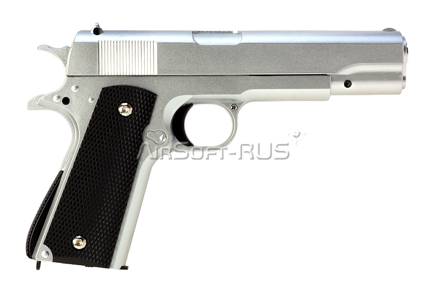 Пистолет Galaxy Colt 1911 Silver spring (G.13S)