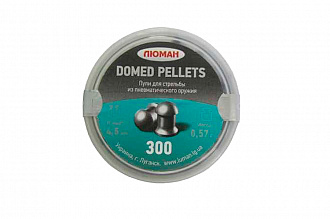 Пули пневматические Люман Domed pellets 4,5 мм 0,57 гр 300 шт (AG-AIR-70287)