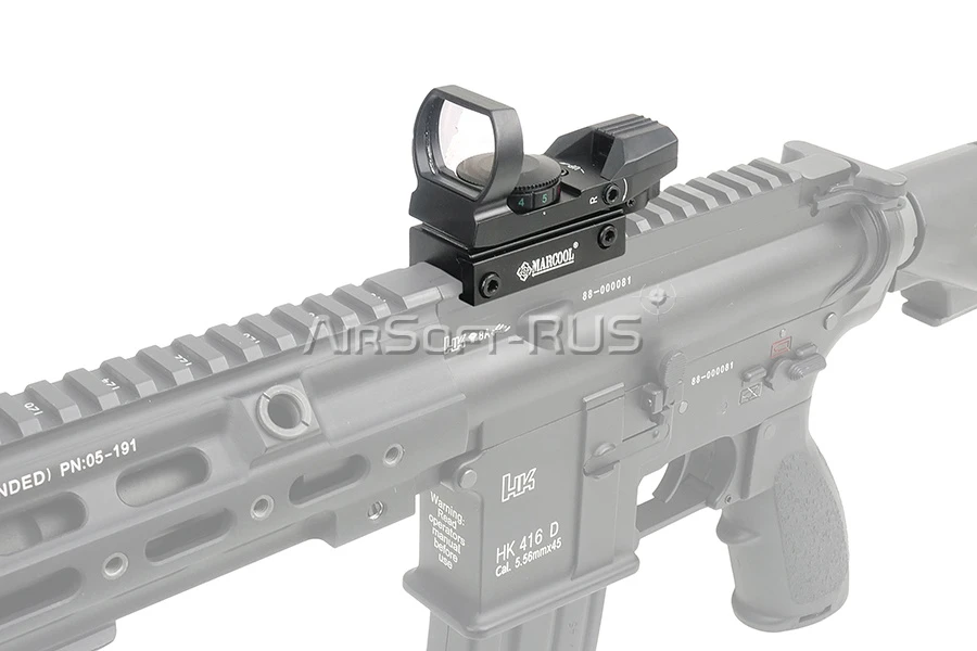 Прицел коллиматорный Marcool ZOS-4 Reticle Red Green Dot 1X22X33 (HY9035)