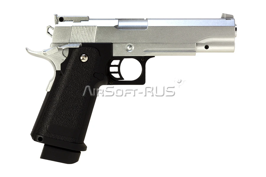 Пистолет Galaxy Colt Hi-Capa Silver spring (G.6S)