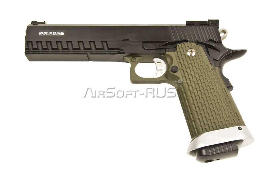 Пистолет KJW Hi-Capa 6' KP-06 Olive GGBB (GP229(GRAY))