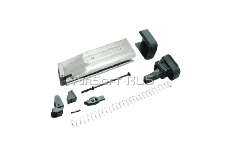 Полный рем. комплект магазина Guarder для Hi-CAPA 5.1 Silver TM (CAPA-63(SV))