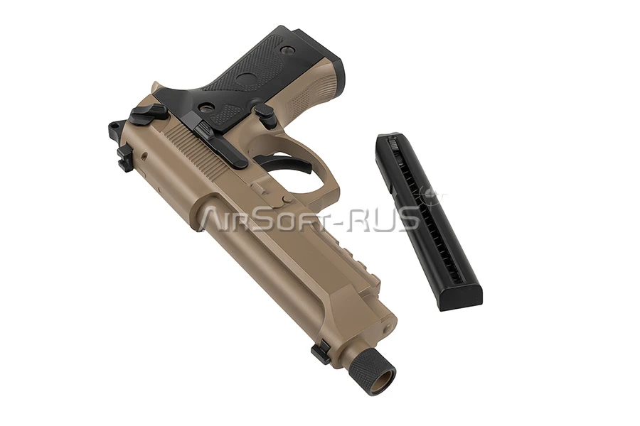 Пистолет Cyma Beretta M92 UP Version AEP TAN (CM132S TN)