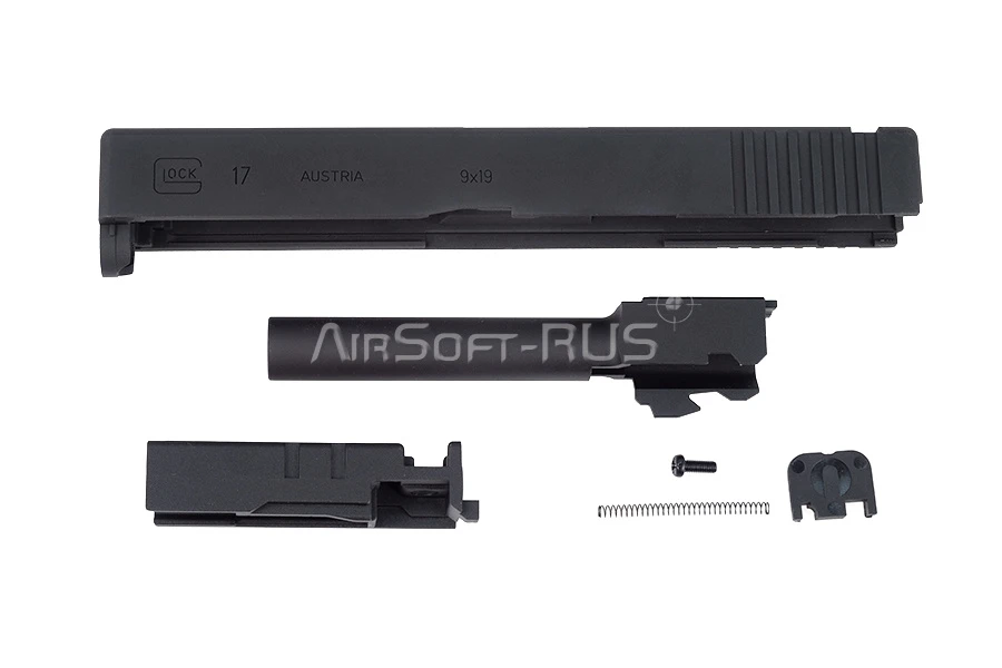 Затвор с внешним стволом Guarder для Glock 17 Gen 3 TM BK ver 2018 (GLK-46(BK))