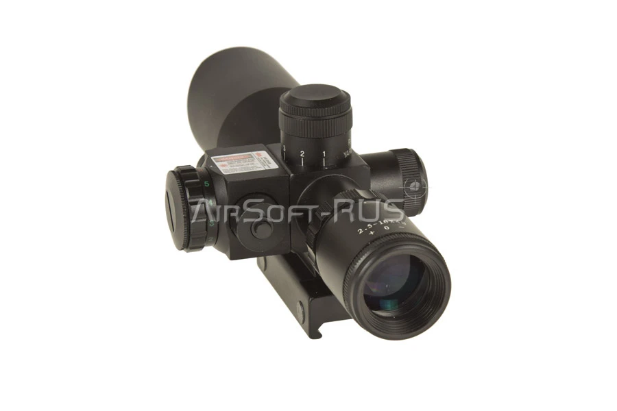 Прицел оптический Marcool M8 LS 2.5-10X40E Rifle Scope с встроенным красным ЛЦУ (HY1142)