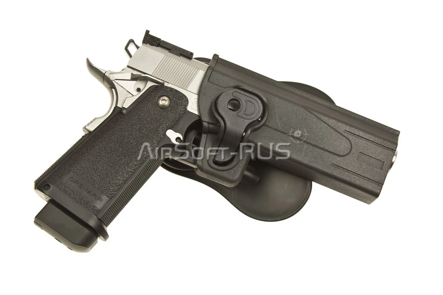 Кобура WoSporT пластиковая IMI для Hi-Capa BK (GB-45-BK)