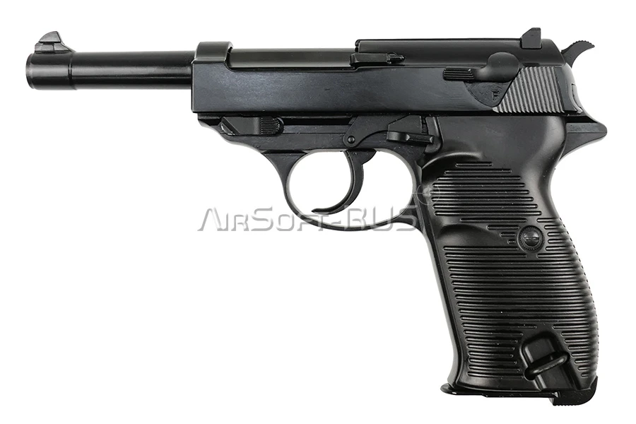 Пистолет WE Walther P38 GGBB BK (GP124BB)