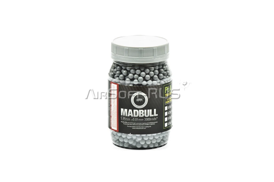 Шары MadBull 0.38 гр. 2000шт. черные (20BOH38)