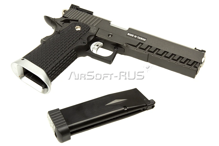 Пистолет KJW Hi-Capa 6' KP-06 Gray CO2 GBB (CP230(GRAY))