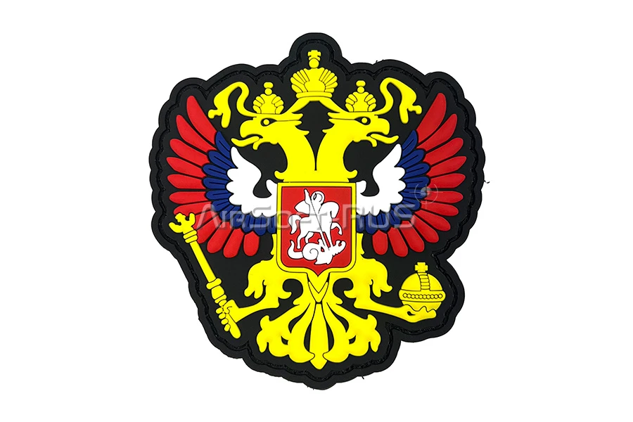 Патч ORC TACTIC Герб России ПВХ фигурный цветной (TZ0405)