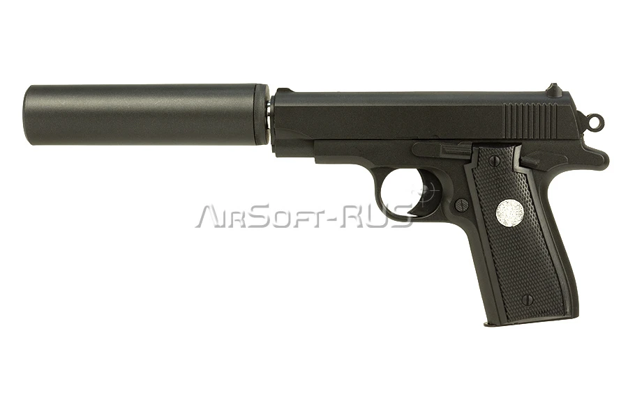 Пистолет Galaxy Browning с глушителем mini spring (G.2A)