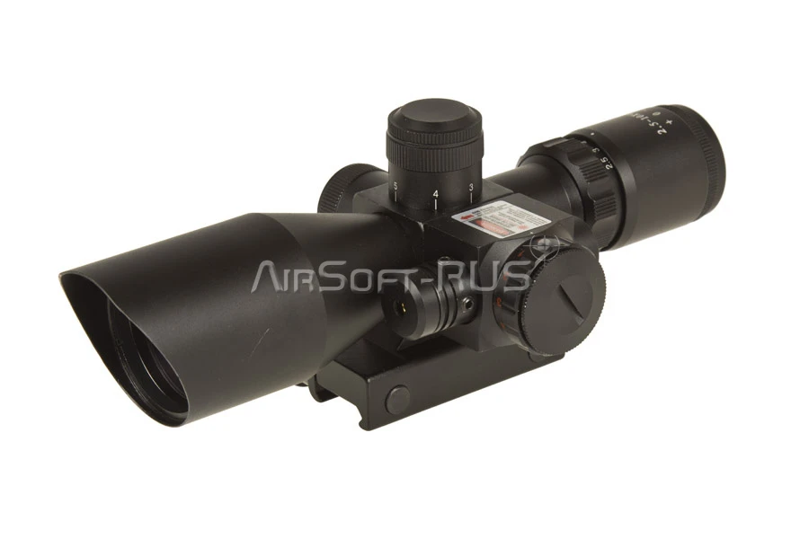 Прицел оптический Marcool M8 LS 2.5-10X40E Rifle Scope с встроенным красным ЛЦУ (HY1142)