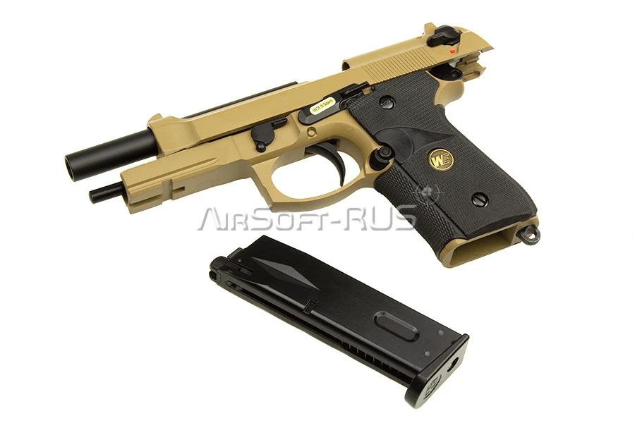 Пистолет WE Beretta M9A1 TAN GGBB (GP321(TAN))