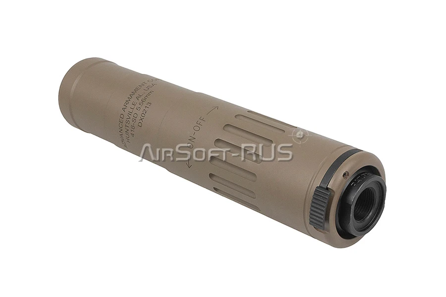 Глушитель с трассерным модулем Angry Gun M4-2000 DEVGRU FDE (ANG-M42000T-FDE)