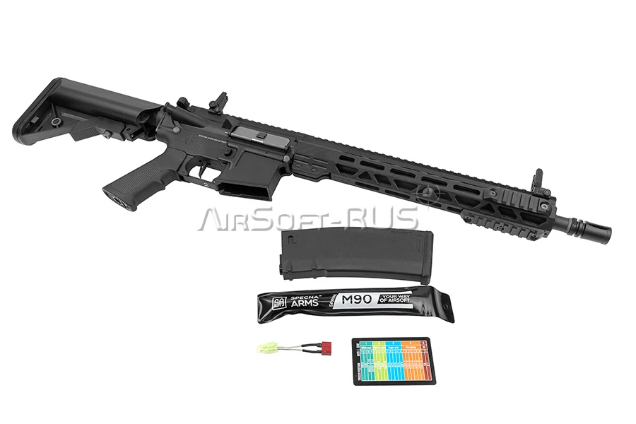 Карабин Specna Arms AR15 12 Custom HAL BK (SA-F09-ETU)