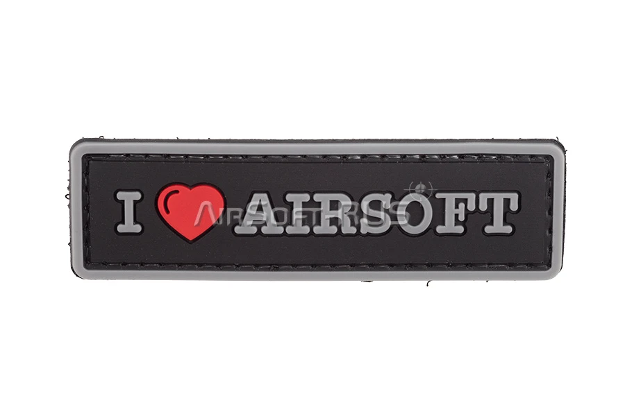 Патч TeamZlo I love Airsoft Tab BK (TZ0155BK)
