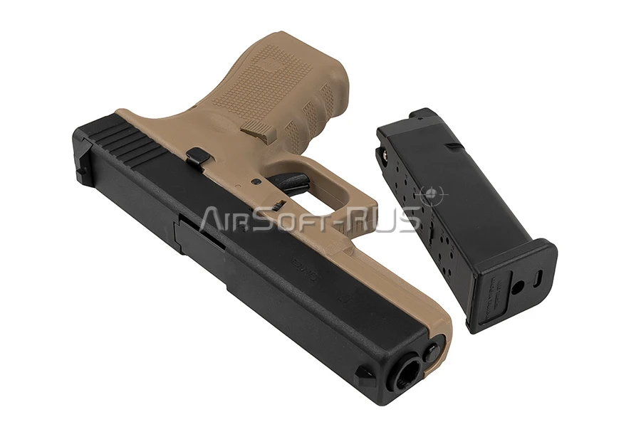 Пистолет WE Glock 17 Gen.4 GGBB TAN (GP616B(TAN))