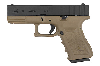 Пистолет East Crane Glock 19 Gen 3 DE/BK (EC-1301-DE/BK)
