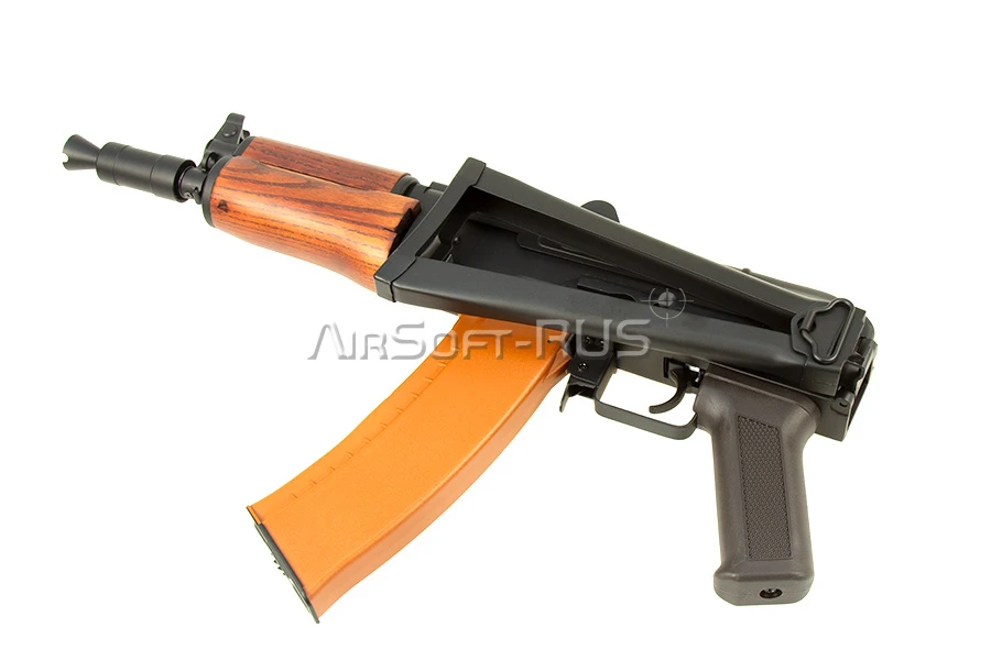 Автомат Cyma АКС-74У деревянное цевьё (CM035A)
