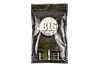Шары BLS 0.32гр 3100шт биоразлагаемые, зелёные трассирующие (1KG-PLATR32G)