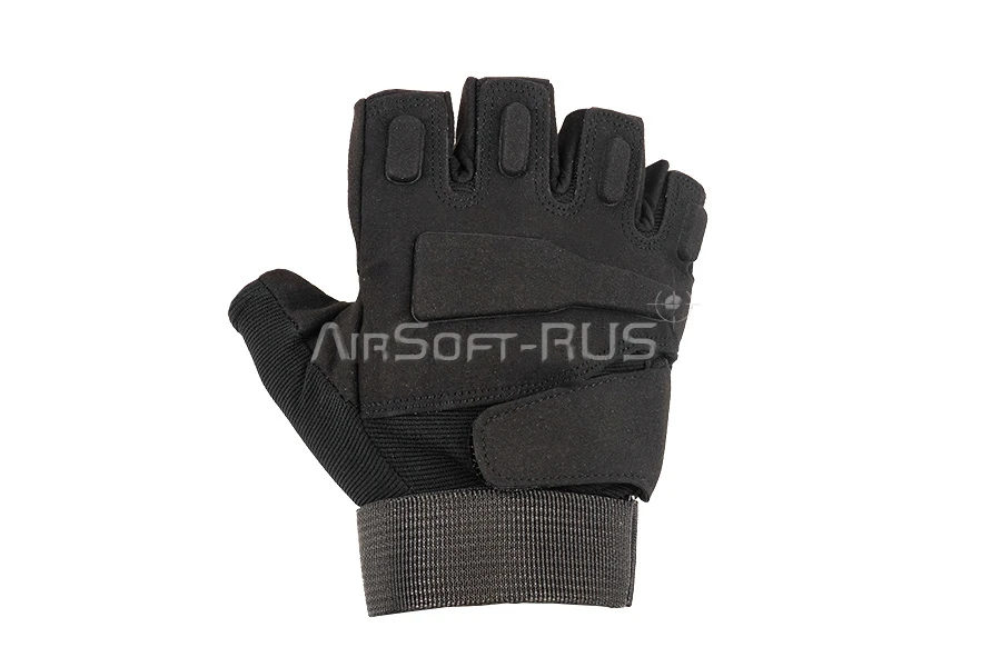 Перчатки тактические ASR SOLAG half-finger BK (ASR-G078B)